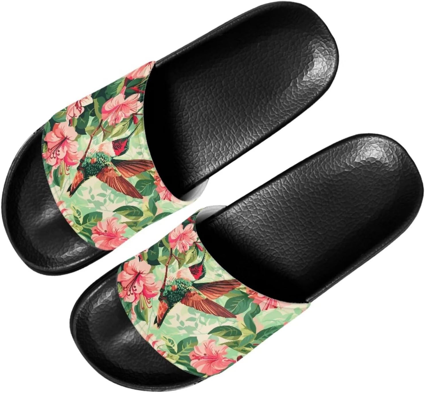 Женские шлепанцы Forchrinse Hummingbird Rose, мужские душевые тапочки, нескользящие пляжные шлепанцы, летние сандалии для дома и улицы
Женские шлепанцы Forchrinse Hummingbird Rose, мужские душевые тапочки, нескользящие пляжные шлепанцы, летние сандалии для дома и улицы