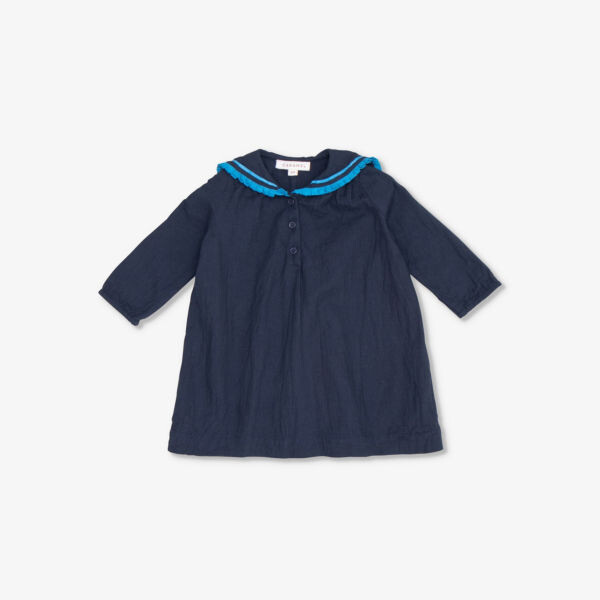 Хлопковое платье Laila с вышивкой 12-24 мес Caramel, темно-синий
Хлопковое платье Laila с вышивкой 12-24 мес Caramel, темно-синий