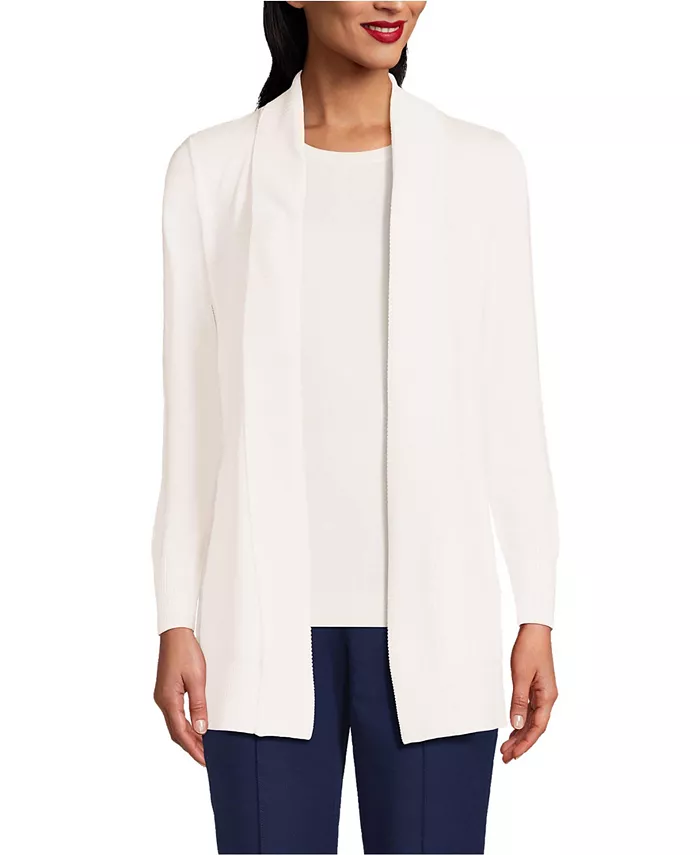 Женский кардиган с шалью воротником из хлопка и модала Lands' End, слоновая кость/кремовый
Женский кардиган с шалью воротником из хлопка и модала Lands' End, слоновая кость/кремовый