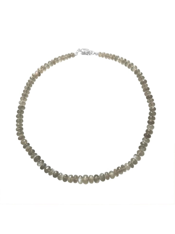 Xen Колье "Лунный камень рондель серый"
Xen Колье "Лунный камень рондель серый"