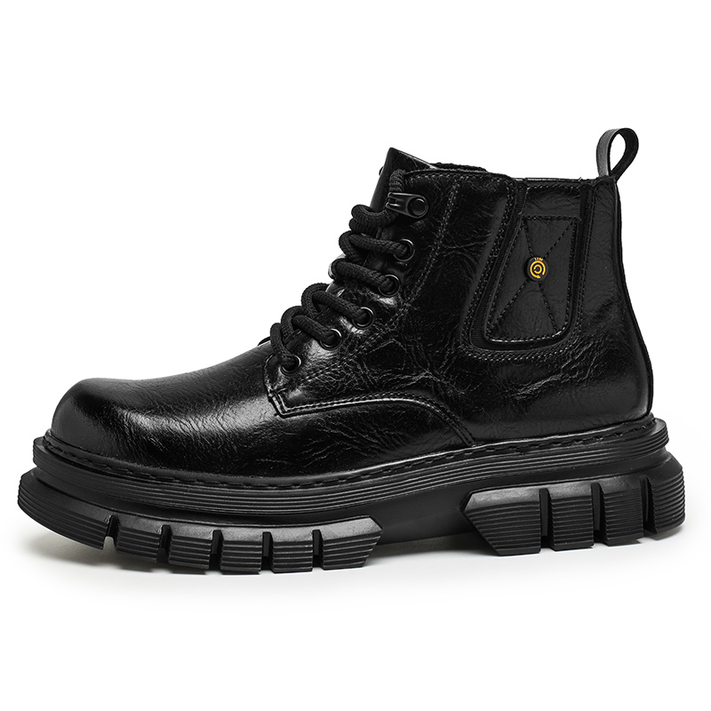 Короткие мужские ботинки Martin на среднем каблуке Bull charm, Black
Короткие мужские ботинки Martin на среднем каблуке Bull charm, Black