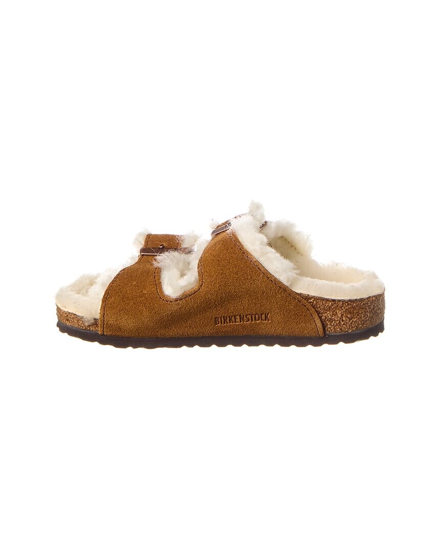 Узкие сандалии Birkenstock Arizona из замши и овчины, серый
Узкие сандалии Birkenstock Arizona из замши и овчины, серый