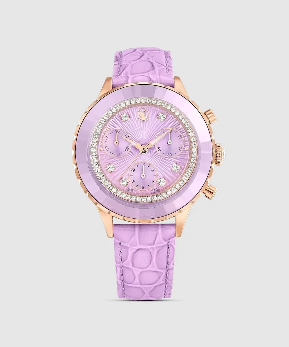 Женские часы Octea фиолетового цвета Swarovski, пурпурный
Женские часы Octea фиолетового цвета Swarovski, пурпурный