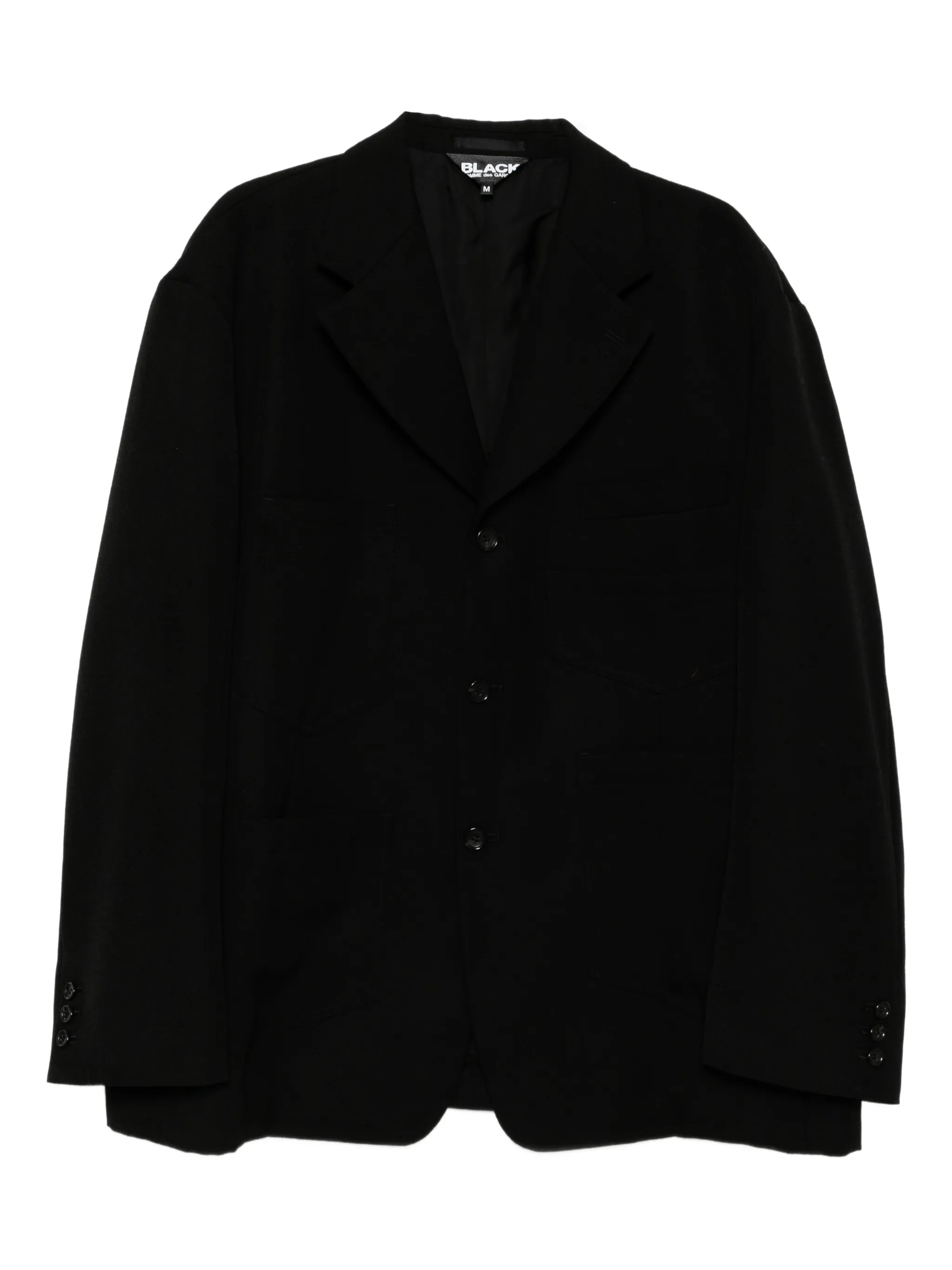 Шерстяной пиджак Black Comme Des Garçons, черный
Шерстяной пиджак Black Comme Des Garçons, черный