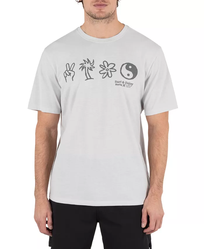 Мужская футболка с коротким рукавом Three Days Hurley, серебряный
Мужская футболка с коротким рукавом Three Days Hurley, серебряный