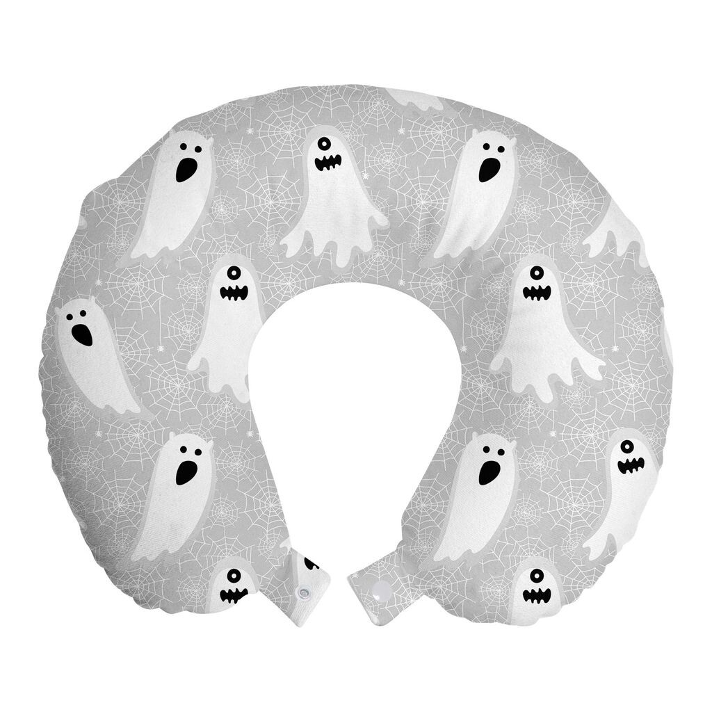 ABAKUHAUS Подушка для путешествий на Хэллоуин, поддержка шеи, Boo Ghost and Spider Web, пенопластовый дорожный предмет для самолета и автомобиля, 30x30 см, серый и белый
ABAKUHAUS Подушка для путешествий на Хэллоуин, поддержка шеи, Boo Ghost and Spider Web, пенопластовый дорожный предмет для самолета и автомобиля, 30x30 см, серый и белый