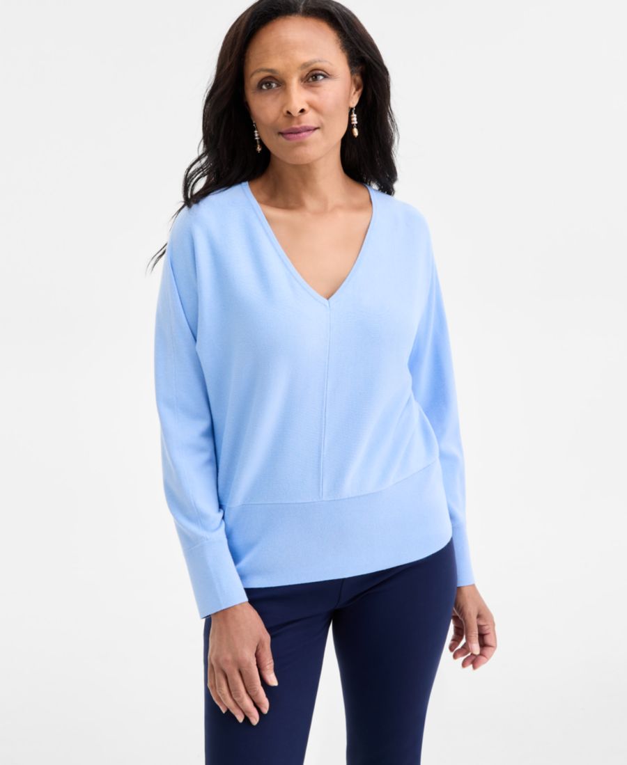 Женский свитер с рукавами летучая мышь и V-образным вырезом, эксклюзивно для Macy's JM Collection, Open Air
Женский свитер с рукавами летучая мышь и V-образным вырезом, эксклюзивно для Macy's JM Collection, Open Air