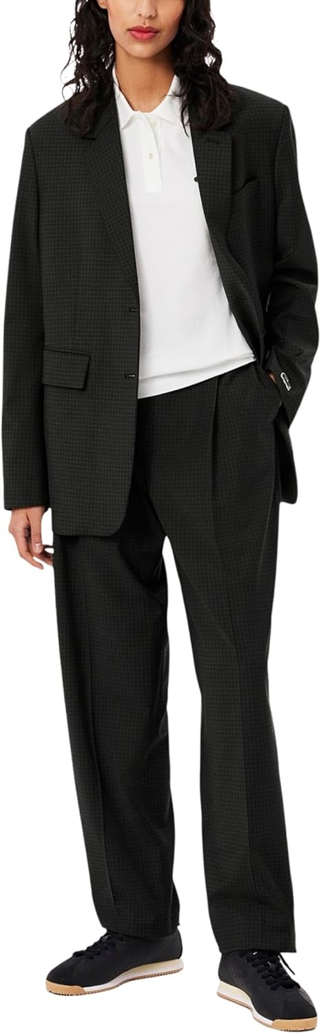 Lacestone женские широкие брюки со стрелками в клетку Lacoste, Black/Grease
Lacestone женские широкие брюки со стрелками в клетку Lacoste, Black/Grease