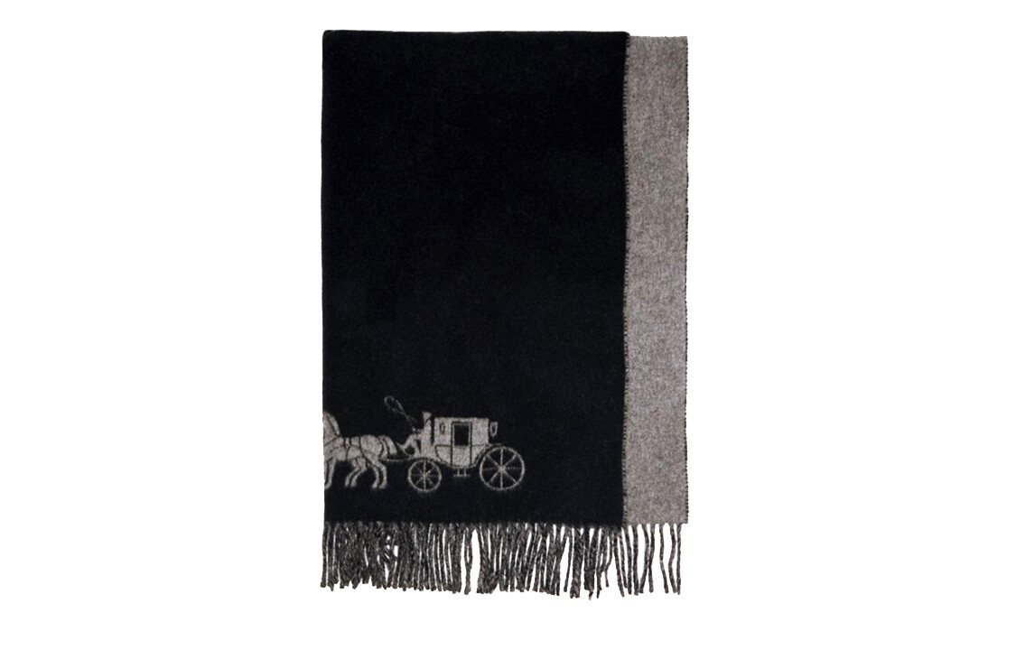 Трикотажный шарф унисекс COACH, Черный
Трикотажный шарф унисекс COACH, Черный