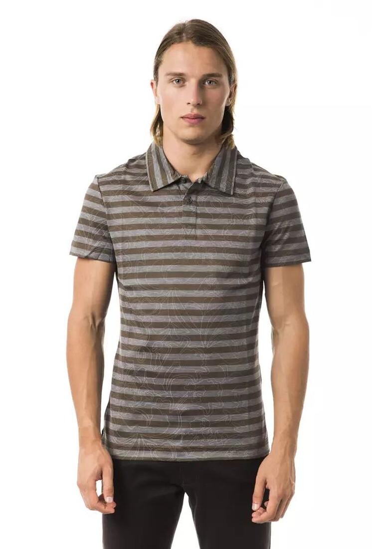 Полосатая рубашка-поло из хлопка Byblos, серый
Полосатая рубашка-поло из хлопка Byblos, серый