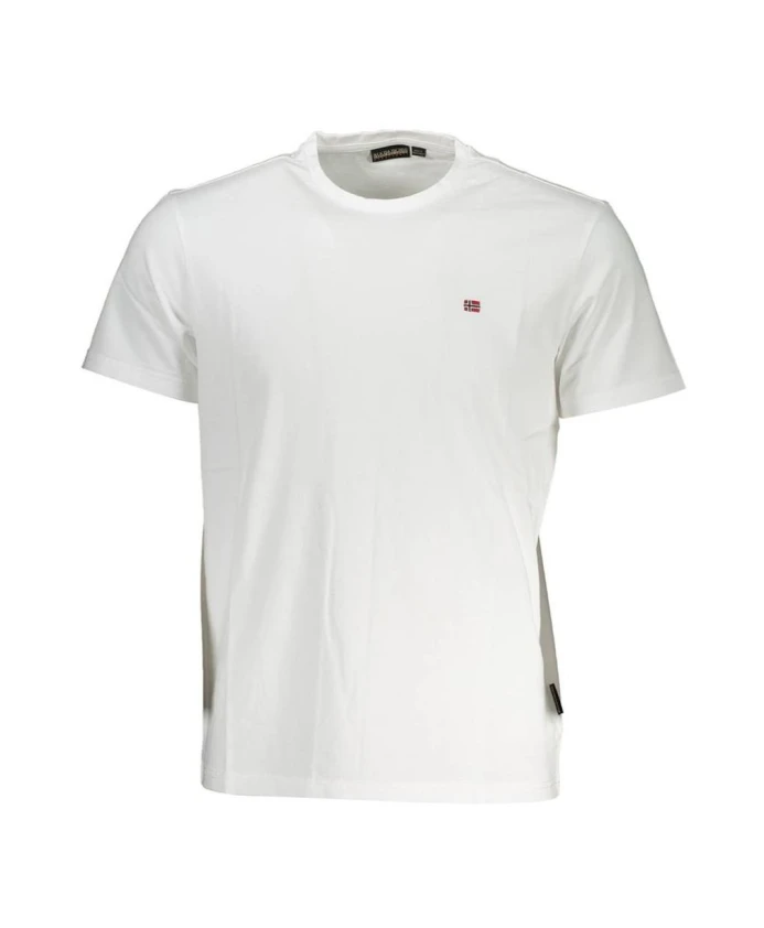 Белая футболка с круглым вырезом Napapijri, белый
Белая футболка с круглым вырезом Napapijri, белый