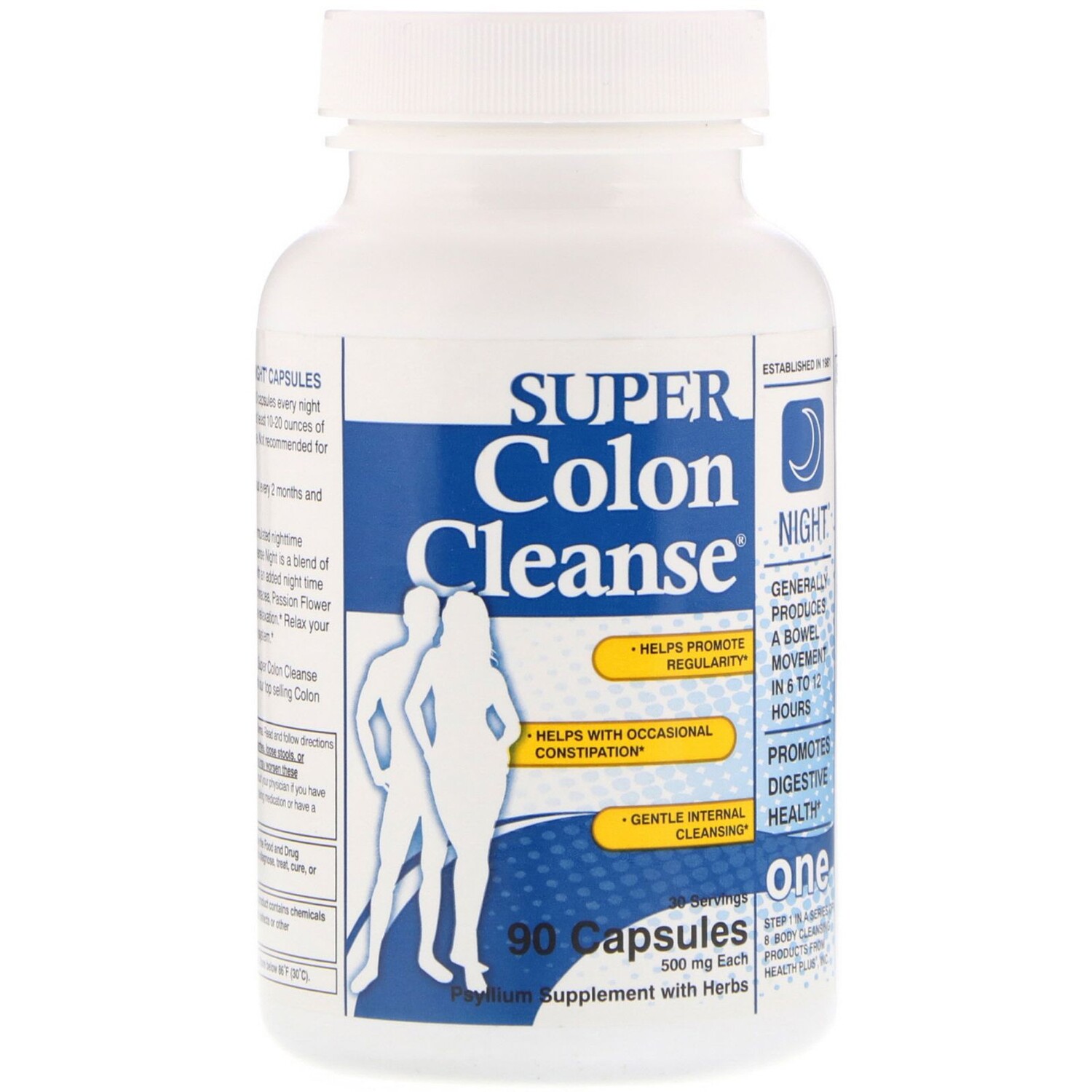 Health Plus Super Colon Cleanse средство для ночной очистки кишечника 90 капсул
Health Plus Super Colon Cleanse средство для ночной очистки кишечника 90 капсул