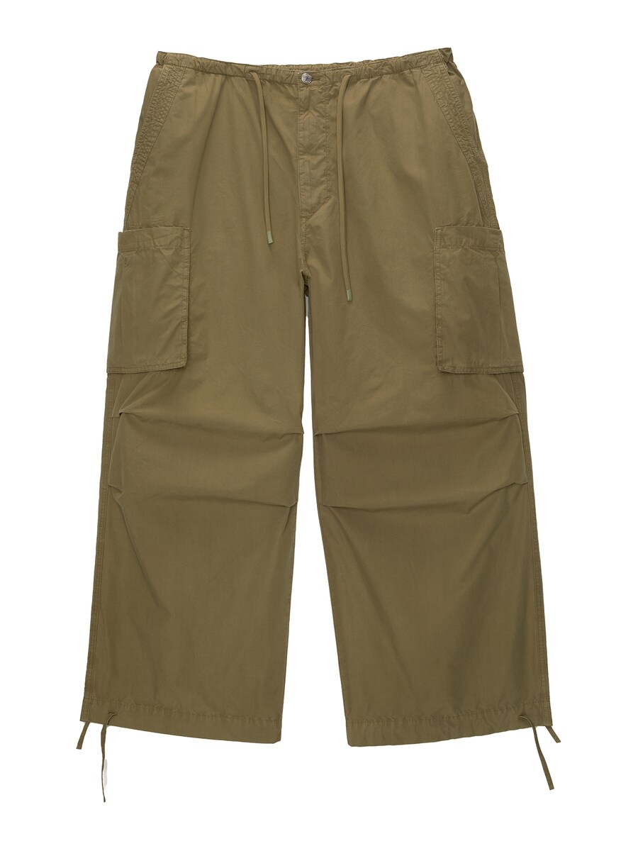 Брюки-карго свободного кроя Pull&Bear, оливковый
Брюки-карго свободного кроя Pull&Bear, оливковый