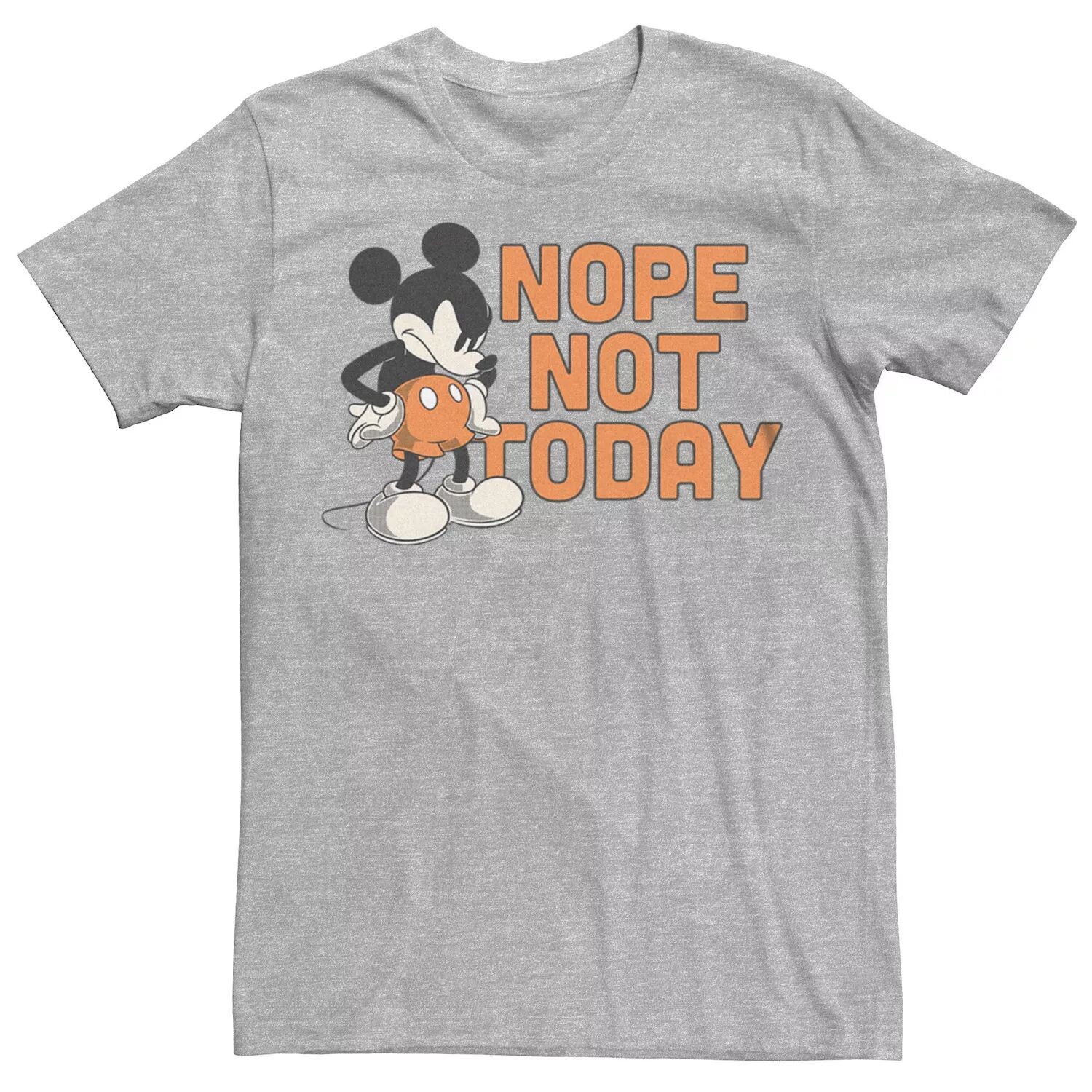 Мужская футболка Disney's Mickey Mouse Nope Not Today Licensed Character
Мужская футболка Disney's Mickey Mouse Nope Not Today Licensed Character
