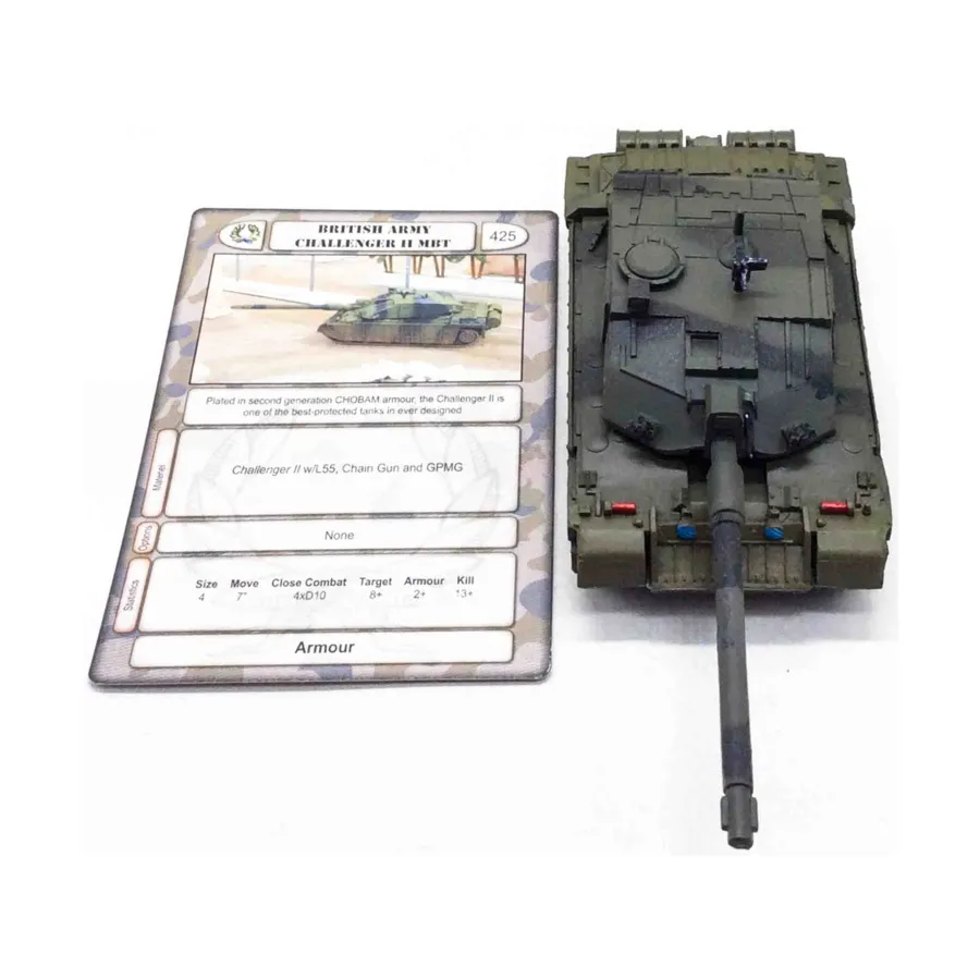 ОБТ британской армии Challenger II № 2, Battlefield Evolution - European Federation Task Force - Loose Miniatures (25mm)
ОБТ британской армии Challenger II № 2, Battlefield Evolution - European Federation Task Force - Loose Miniatures (25mm)