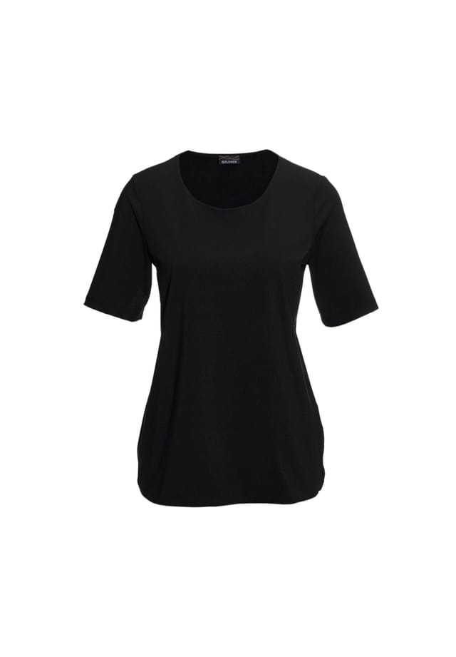 Короткий размер: аккуратная рубашка из формоустойчивого материала. Goldner, черный
Короткий размер: аккуратная рубашка из формоустойчивого материала. Goldner, черный