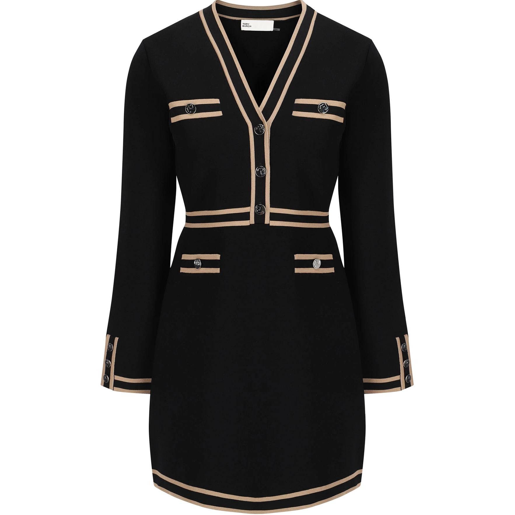 Платье Kendra с длинным рукавом TORY BURCH, черный
Платье Kendra с длинным рукавом TORY BURCH, черный