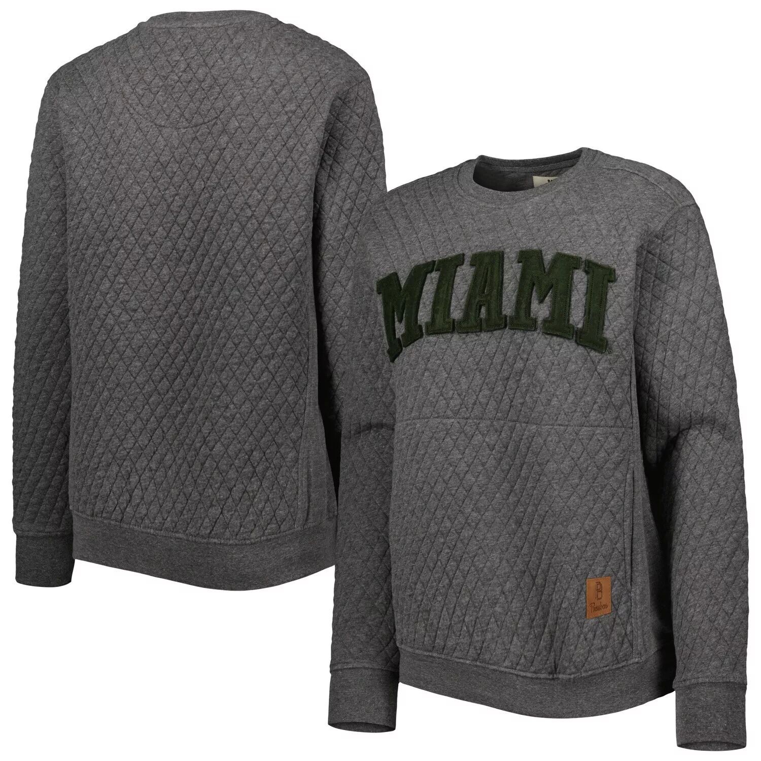 Женский стеганый пуловер Pressbox Heather Charcoal Miami Hurricanes Moose
Женский стеганый пуловер Pressbox Heather Charcoal Miami Hurricanes Moose