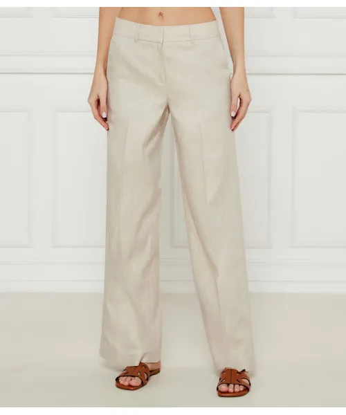 Льняные брюки Flare fit Michael Kors, бежевый
Льняные брюки Flare fit Michael Kors, бежевый