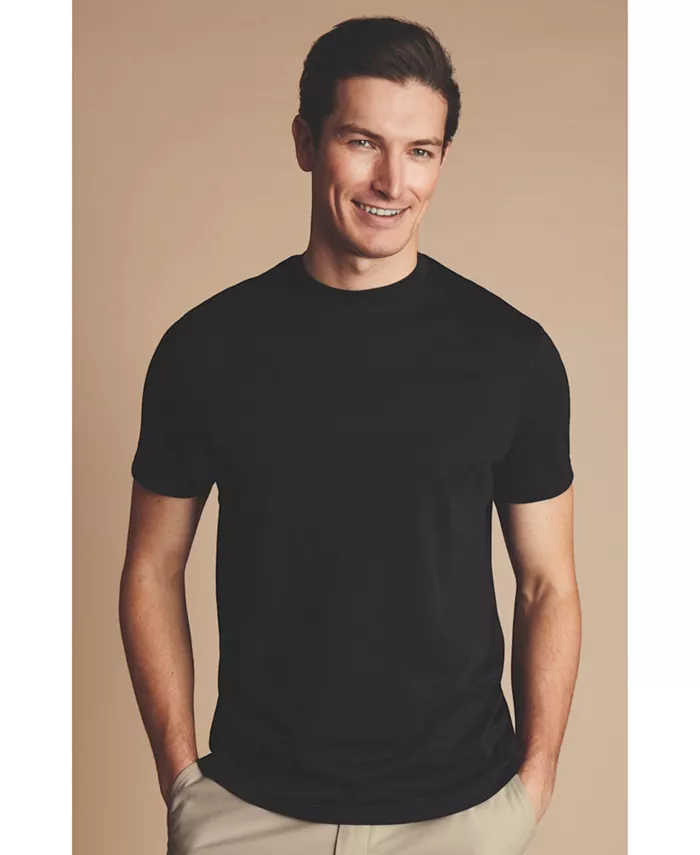 Мужская хлопковая футболка с коротким рукавом Tyrwhitt Tee Charles Tyrwhitt, черный
Мужская хлопковая футболка с коротким рукавом Tyrwhitt Tee Charles Tyrwhitt, черный