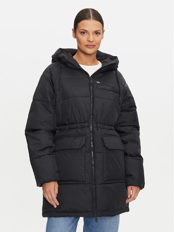Пуховик стандартного кроя Tommy Jeans, черный
Пуховик стандартного кроя Tommy Jeans, черный