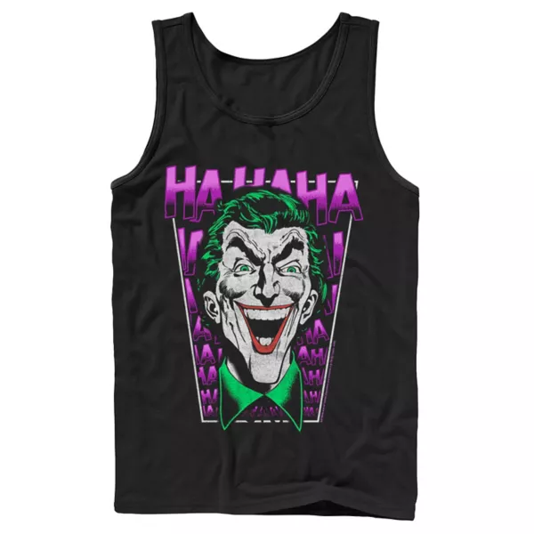 Мужская майка с изображением Бэтмена и Джокера из комиксов DC Licensed Character, черный
Мужская майка с изображением Бэтмена и Джокера из комиксов DC Licensed Character, черный