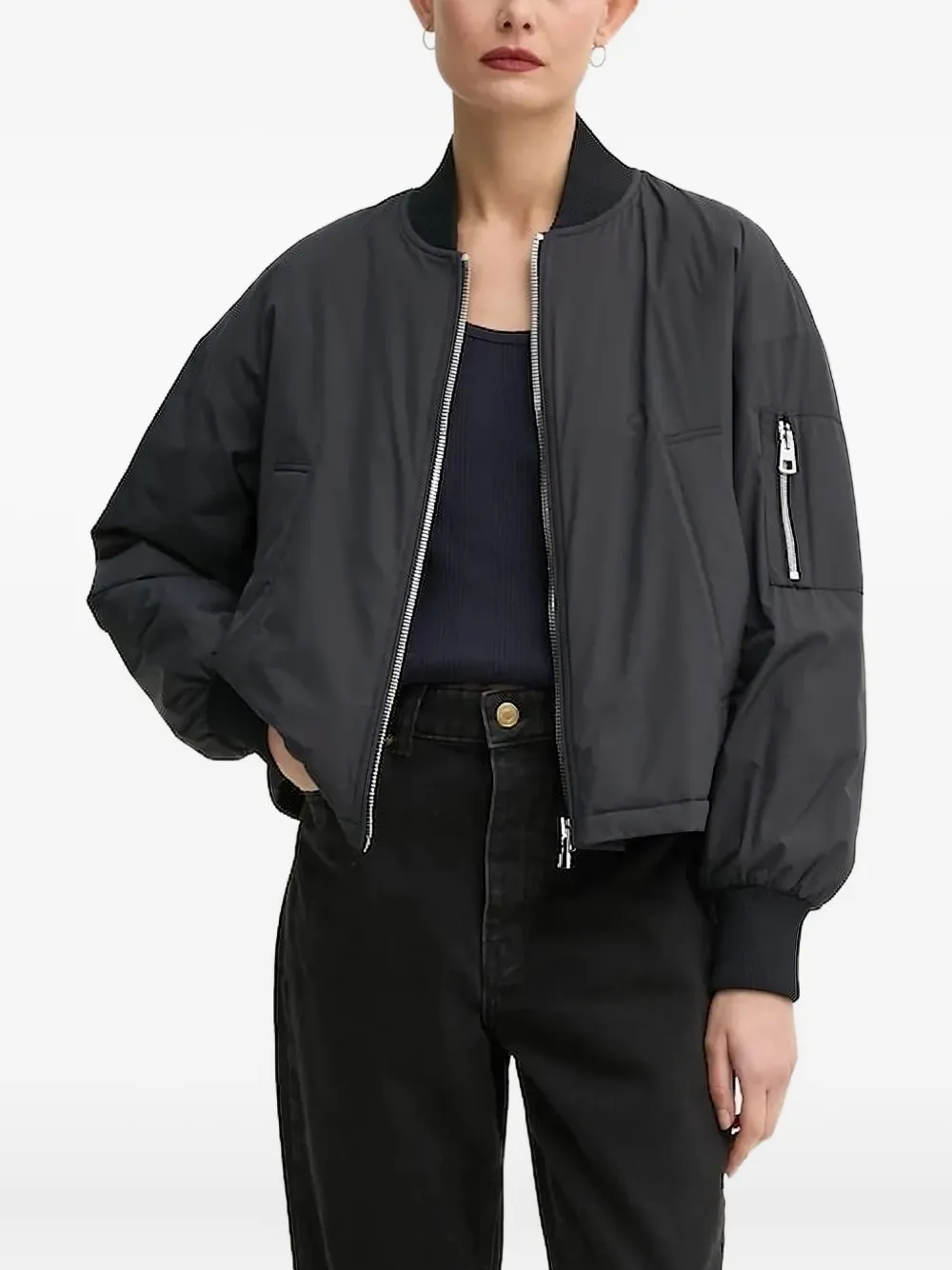 Куртка-бомбер на молнии спереди Marc O'Polo, синий
Куртка-бомбер на молнии спереди Marc O'Polo, синий