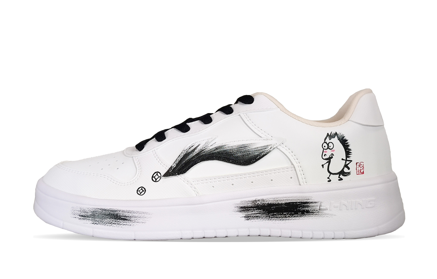 Мужские легкие низкие скейтбордные кроссовки Li Ning Floating Boat Cushioning., белый
Мужские легкие низкие скейтбордные кроссовки Li Ning Floating Boat Cushioning., белый