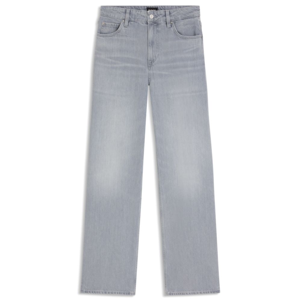 Свободные джинсы ярко-синего цвета из денима BCI BOSS
Свободные джинсы ярко-синего цвета из денима BCI BOSS