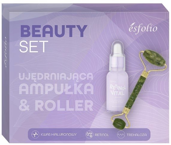 ESFOLIO FIRMING FACE AMPOULE 30 мл + ЖАДЕИТОВЫЙ РОЛИК ДЛЯ ЛИЦА 
ESFOLIO FIRMING FACE AMPOULE 30 мл + ЖАДЕИТОВЫЙ РОЛИК ДЛЯ ЛИЦА