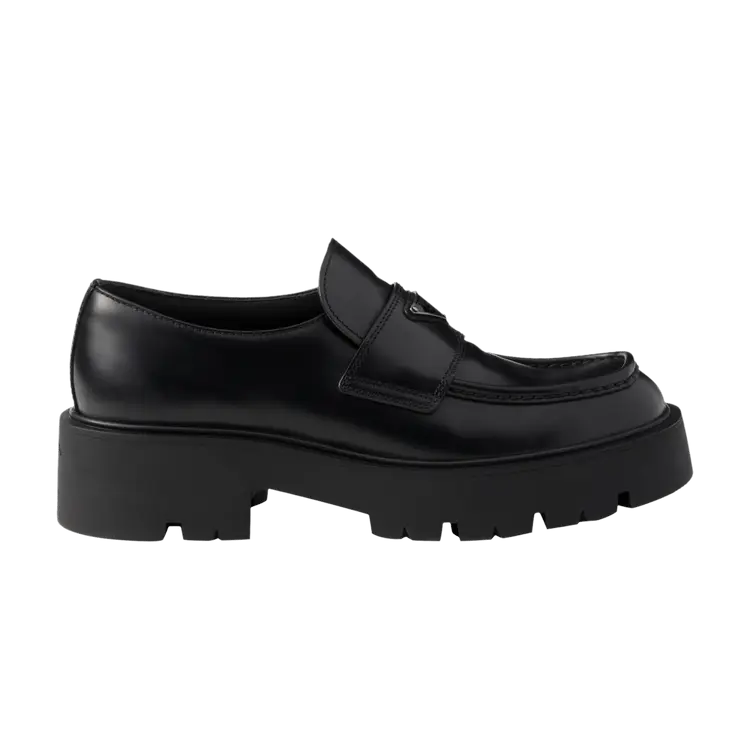 Лоферы Prada Brushed Leather Chunky Loafer 'Black', черный
Лоферы Prada Brushed Leather Chunky Loafer 'Black', черный