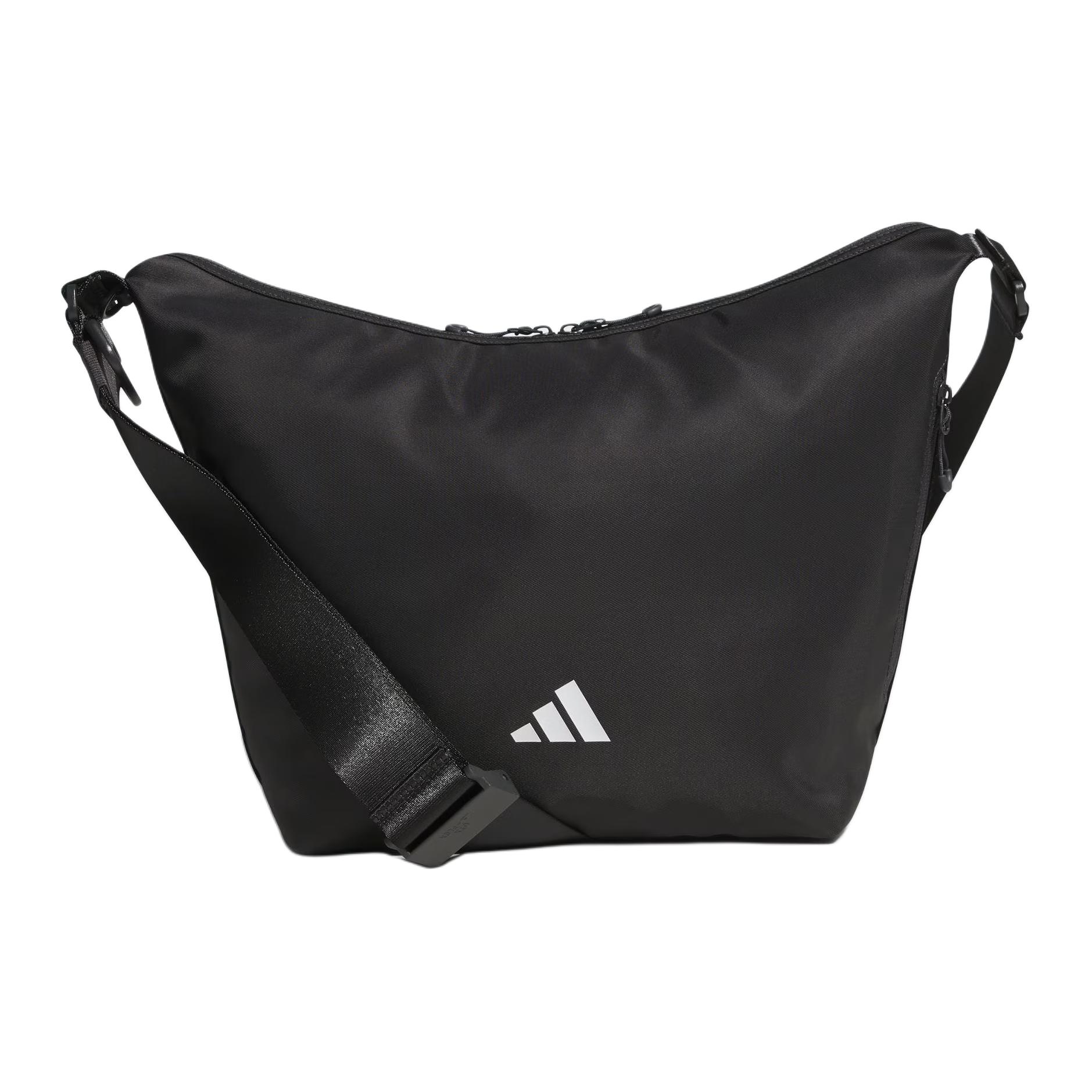 Adidas Полиамидная наплечная сумка через плечо унисекс угольно-черная, Carbon Black 
Adidas Полиамидная наплечная сумка через плечо унисекс угольно-черная, Carbon Black