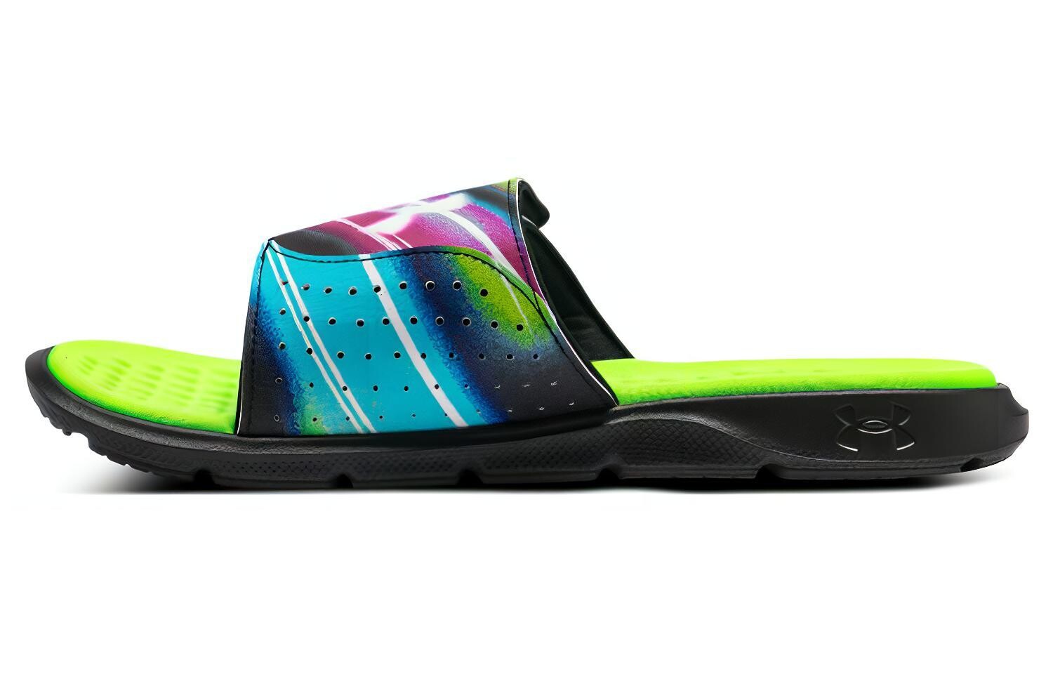 Шлепанцы серии Ignite мужские зеленые/черные Under Armour
Шлепанцы серии Ignite мужские зеленые/черные Under Armour