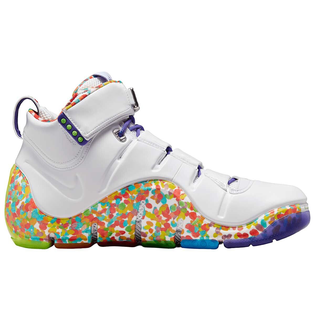 Баскетбольные кроссовки LeBron 4 Retro Fruity Pebbles Nike, цвет Weiß/Rot/Grün/Varsity Lila
Баскетбольные кроссовки LeBron 4 Retro Fruity Pebbles Nike, цвет Weiß/Rot/Grün/Varsity Lila