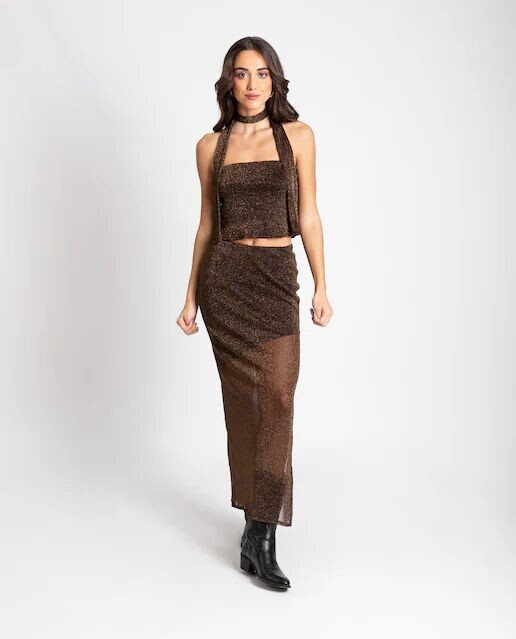 Прозрачная юбка с блестками The-Are, золотой
Прозрачная юбка с блестками The-Are, золотой