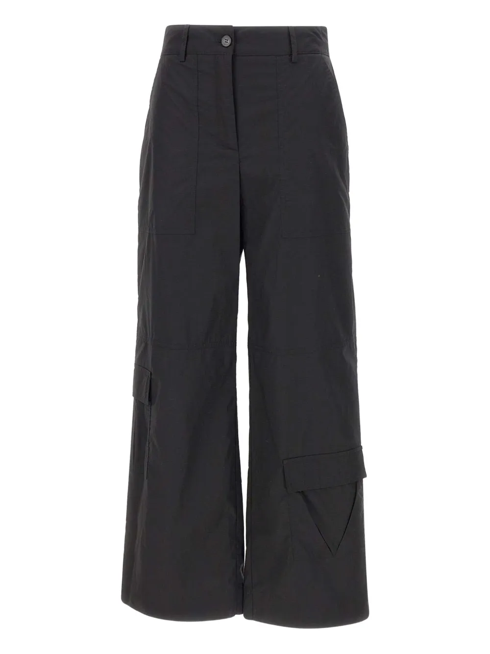 Брюки прямого кроя с карманами карго kaos, черный
Брюки прямого кроя с карманами карго kaos, черный