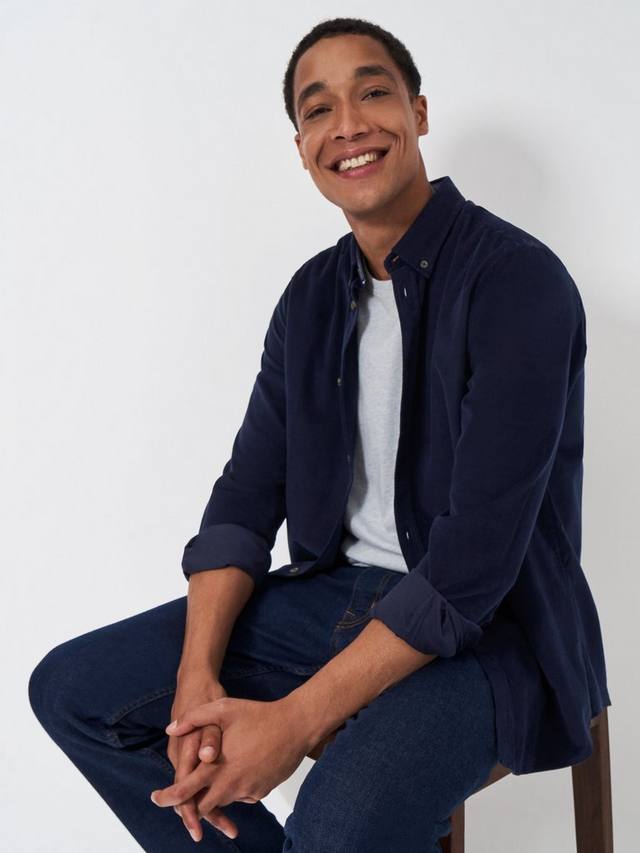 Хлопковая рубашка Regular Fit из вельвета Crew Clothing, Navy Blue
Хлопковая рубашка Regular Fit из вельвета Crew Clothing, Navy Blue