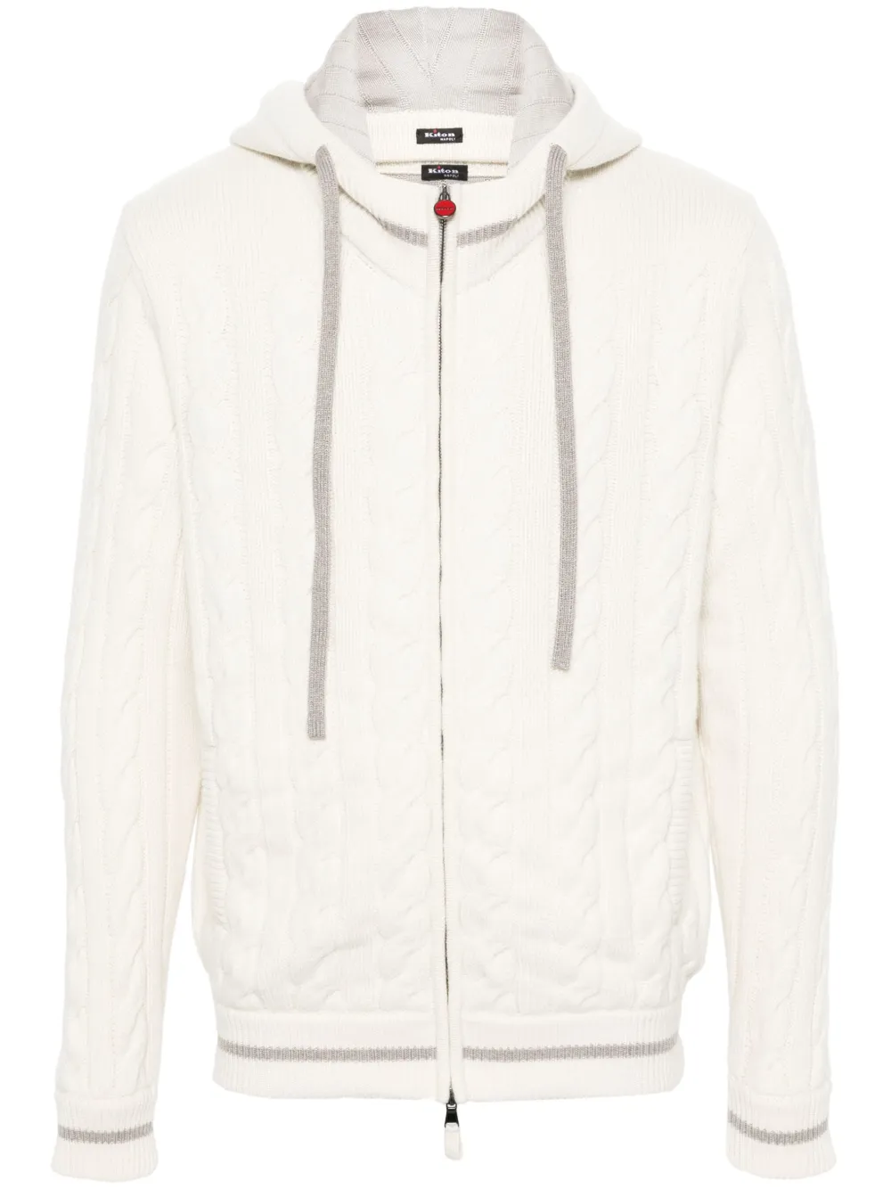 Кашемировый кардиган фактурной вязки Kiton, нейтральный
Кашемировый кардиган фактурной вязки Kiton, нейтральный