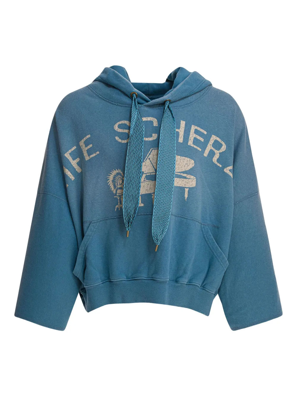 Худи с кулиской и графичным принтом KAPITAL, синий
Худи с кулиской и графичным принтом KAPITAL, синий