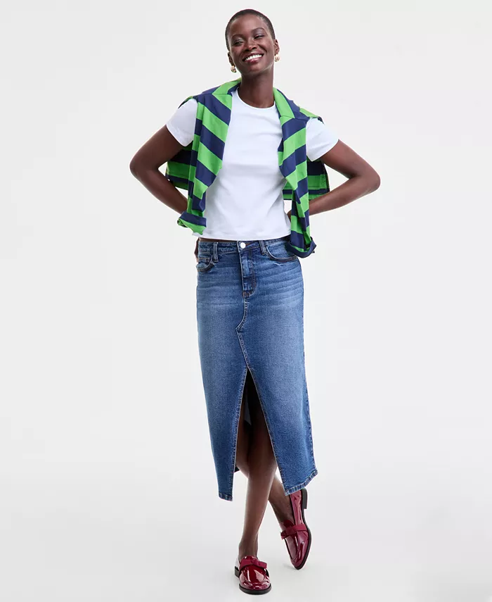 Женская джинсовая юбка миди On 34th, синий
Женская джинсовая юбка миди On 34th, синий