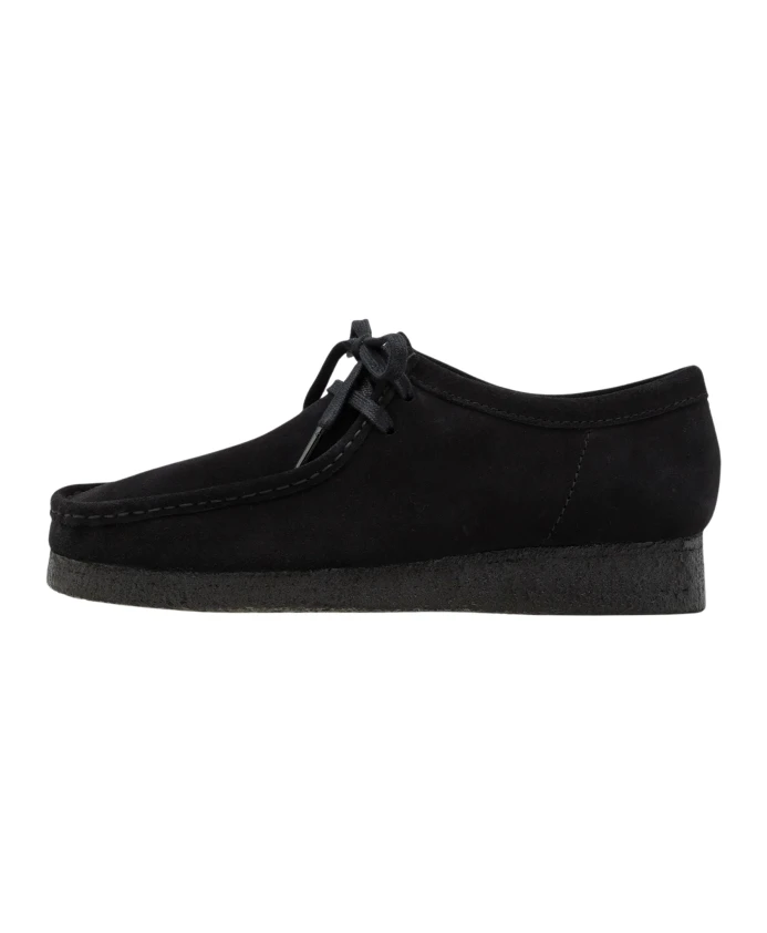 Черные замшевые кроссовки Wallabee Clarks, черный
Черные замшевые кроссовки Wallabee Clarks, черный