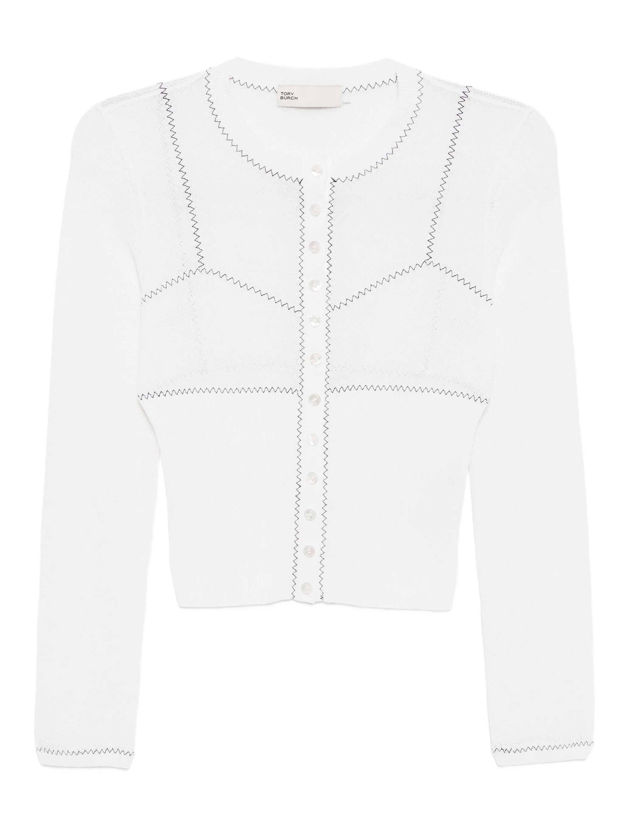 Сетчатый кардиган Tory Burch, белый
Сетчатый кардиган Tory Burch, белый