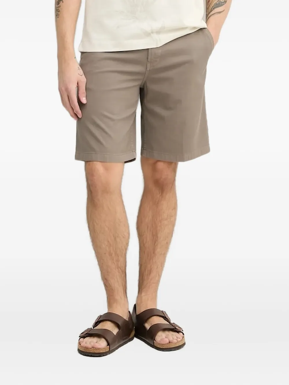 Шорты на плоской подошве BOSS, коричневый 
Шорты на плоской подошве BOSS, коричневый