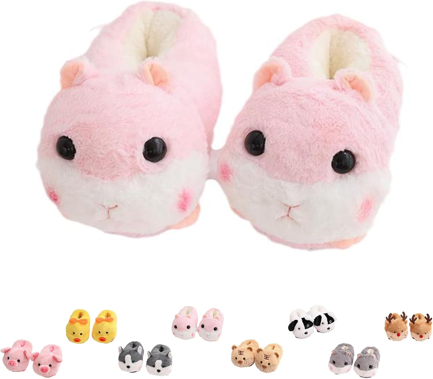 Тапочки в виде свинок, милые тапочки с животными для женщин, теплые зимние противоскользящие домашние плюшевые тапочки в виде животных Generic, розовый
Тапочки в виде свинок, милые тапочки с животными для женщин, теплые зимние противоскользящие домашние плюшевые тапочки в виде животных Generic, розовый