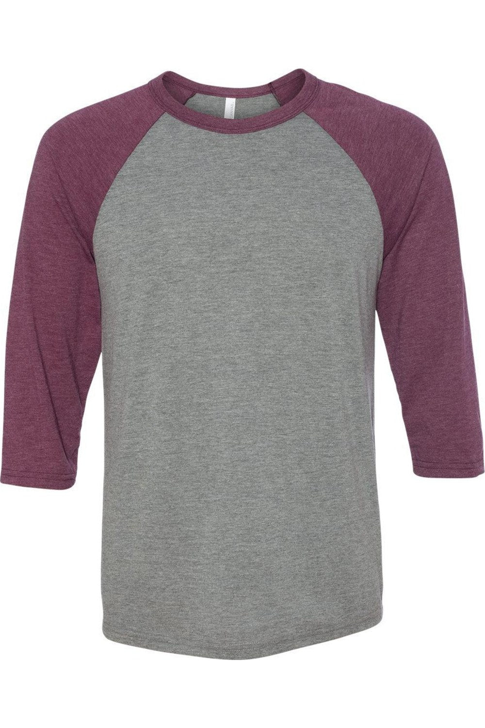 Бейсбольная футболка с рукавом три четверти BELLA + CANVAS, цвет grey/ maroon triblend
Бейсбольная футболка с рукавом три четверти BELLA + CANVAS, цвет grey/ maroon triblend