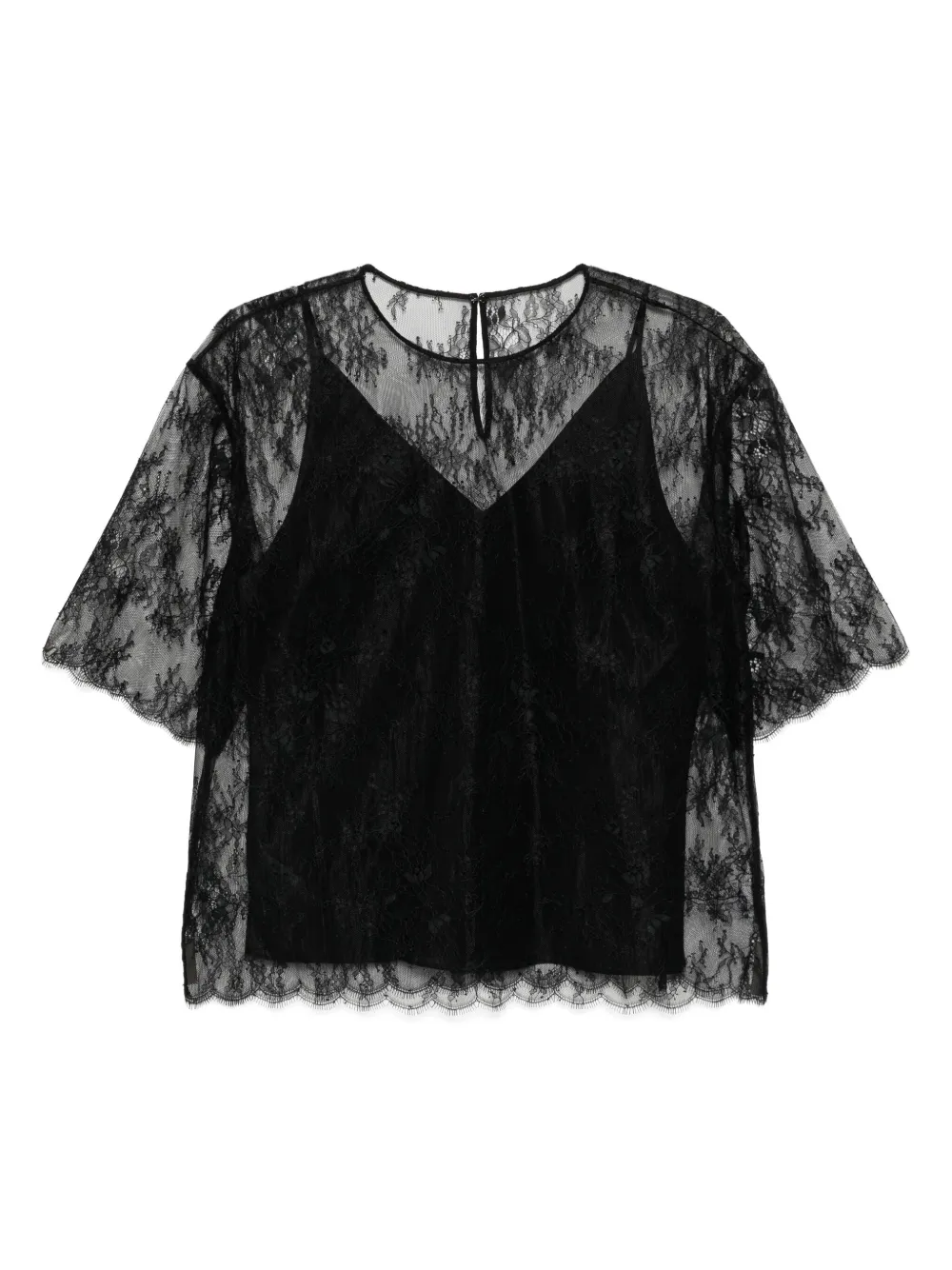 Топ кружевом LESS, черный
Топ кружевом LESS, черный