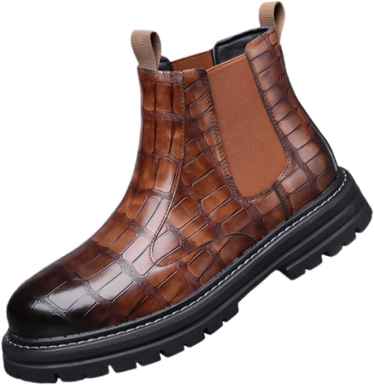 Мужские ботинки челси, городские, деловые, повседневные, формальные, модные, с круглым носком, для офисной униформы, банкетных костюмов, свадебных платьев, высокие кожаные туфли Generic, коричневый
Мужские ботинки челси, городские, деловые, повседневные, формальные, модные, с круглым носком, для офисной униформы, банкетных костюмов, свадебных платьев, высокие кожаные туфли Generic, коричневый