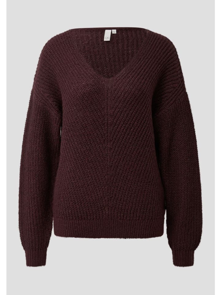 Вязаный свитер в цвете 49W0_bordeaux QS
Вязаный свитер в цвете 49W0_bordeaux QS
