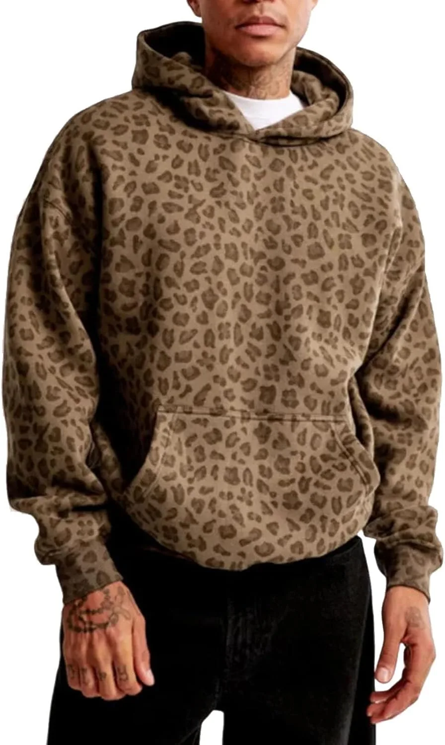 Толстовка с капюшоном Leopard Print для мужчин
Толстовка с капюшоном Leopard Print для мужчин
