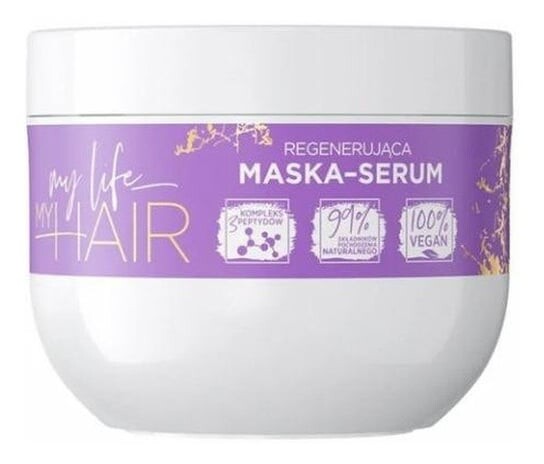 Регенерирующая маска-сыворотка, 300 мл Eveline Cosmetics My Life My Hair
Регенерирующая маска-сыворотка, 300 мл Eveline Cosmetics My Life My Hair